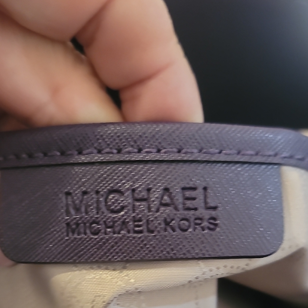 Michael Kors Dark Purple Shoulder Bag - Picture 12 of 16